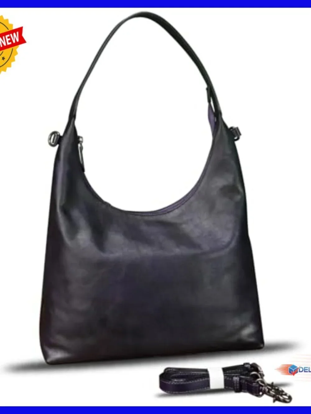 Genuine Leather Hobo Tote Crossbody Shoulder Bag Satchel Purse